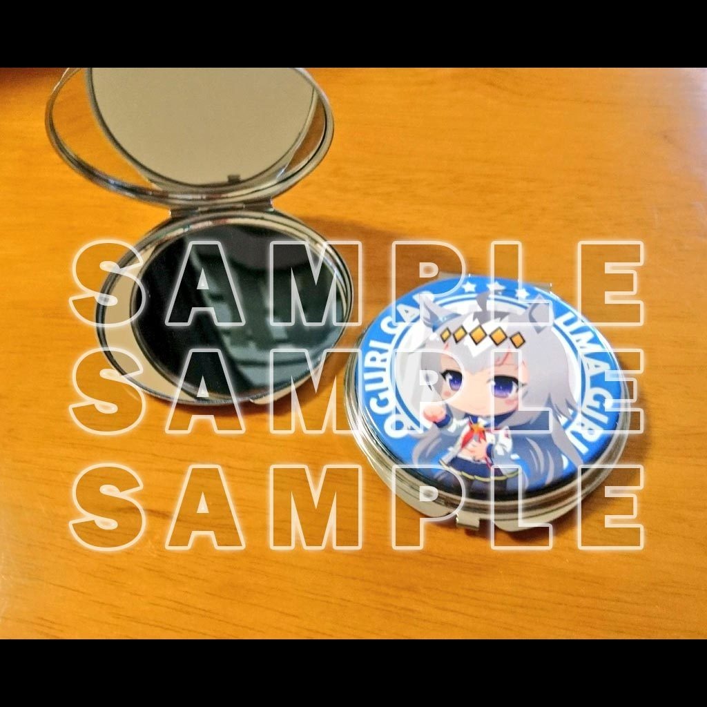 ウマ娘コンパクト缶ミラー
