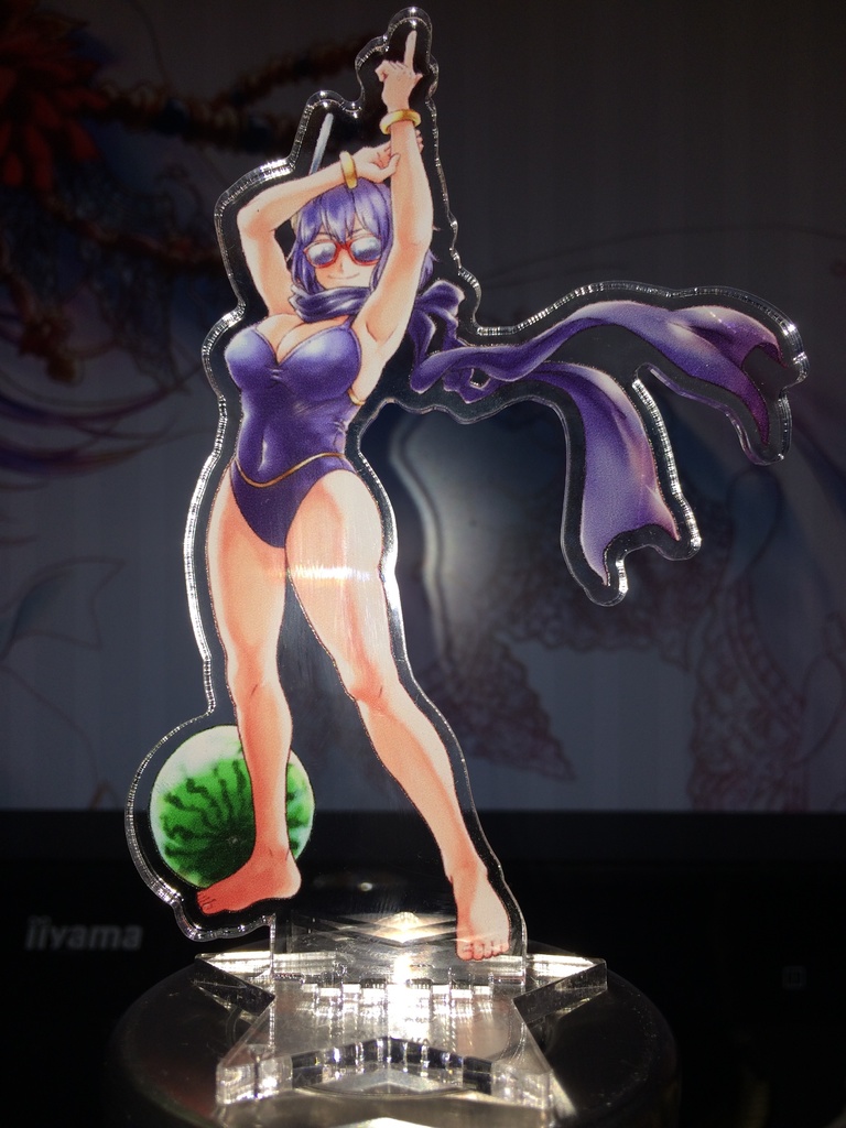 ざくアク:サイキッカーヤエ(水着) アクリルフィギュアスタンド