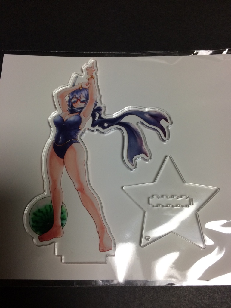 ざくアク:サイキッカーヤエ(水着) アクリルフィギュアスタンド