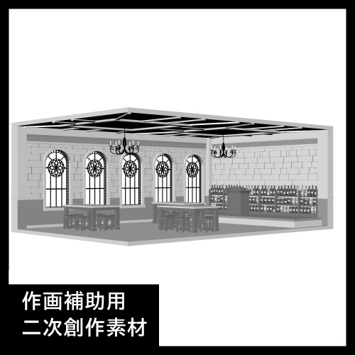 魔法舎の修行場3D