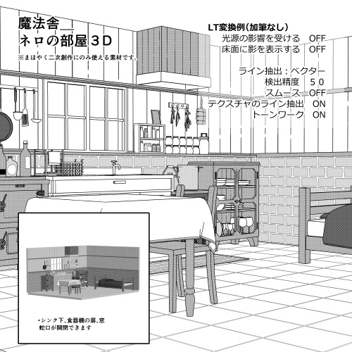 ネロの部屋３D - igusa-no-sozai - BOOTH