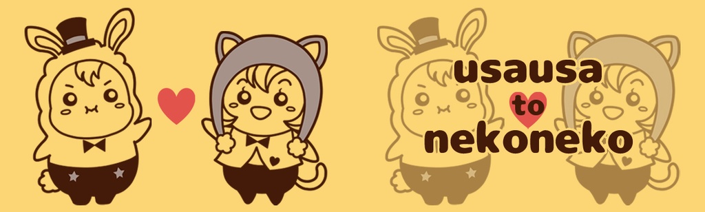 うさうさとねこねこ_マスキングテープ_BR_15_50