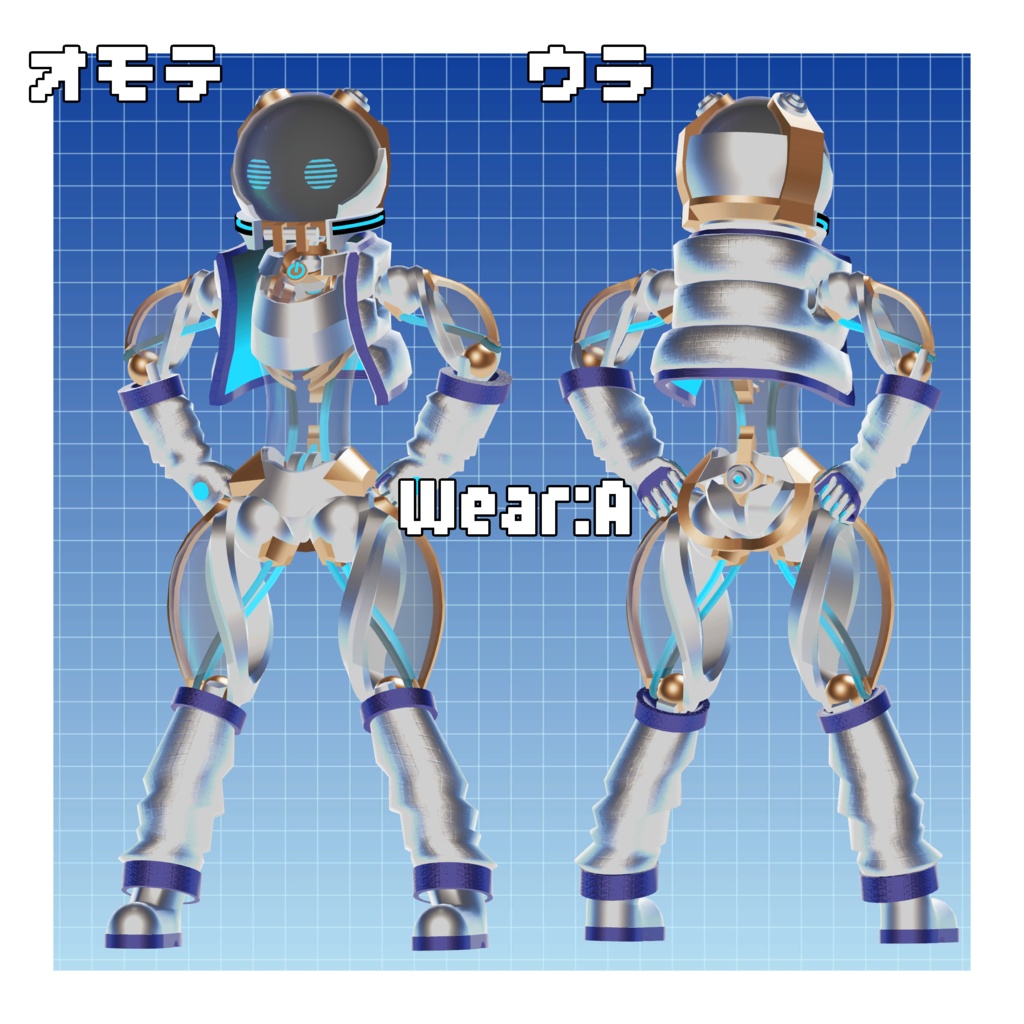 【VRC向け3Dモデル】A3/Astro Alone Android