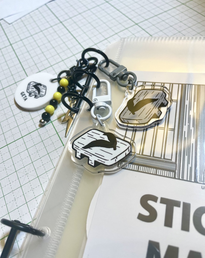 下駄ダイカットチャーム