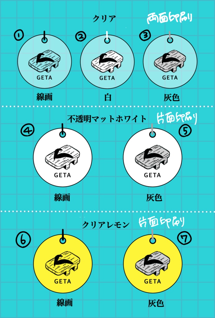 GETAラウンドチャーム