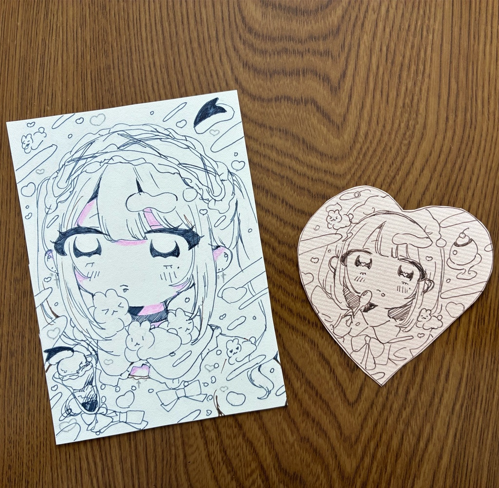 一発描き2枚セット