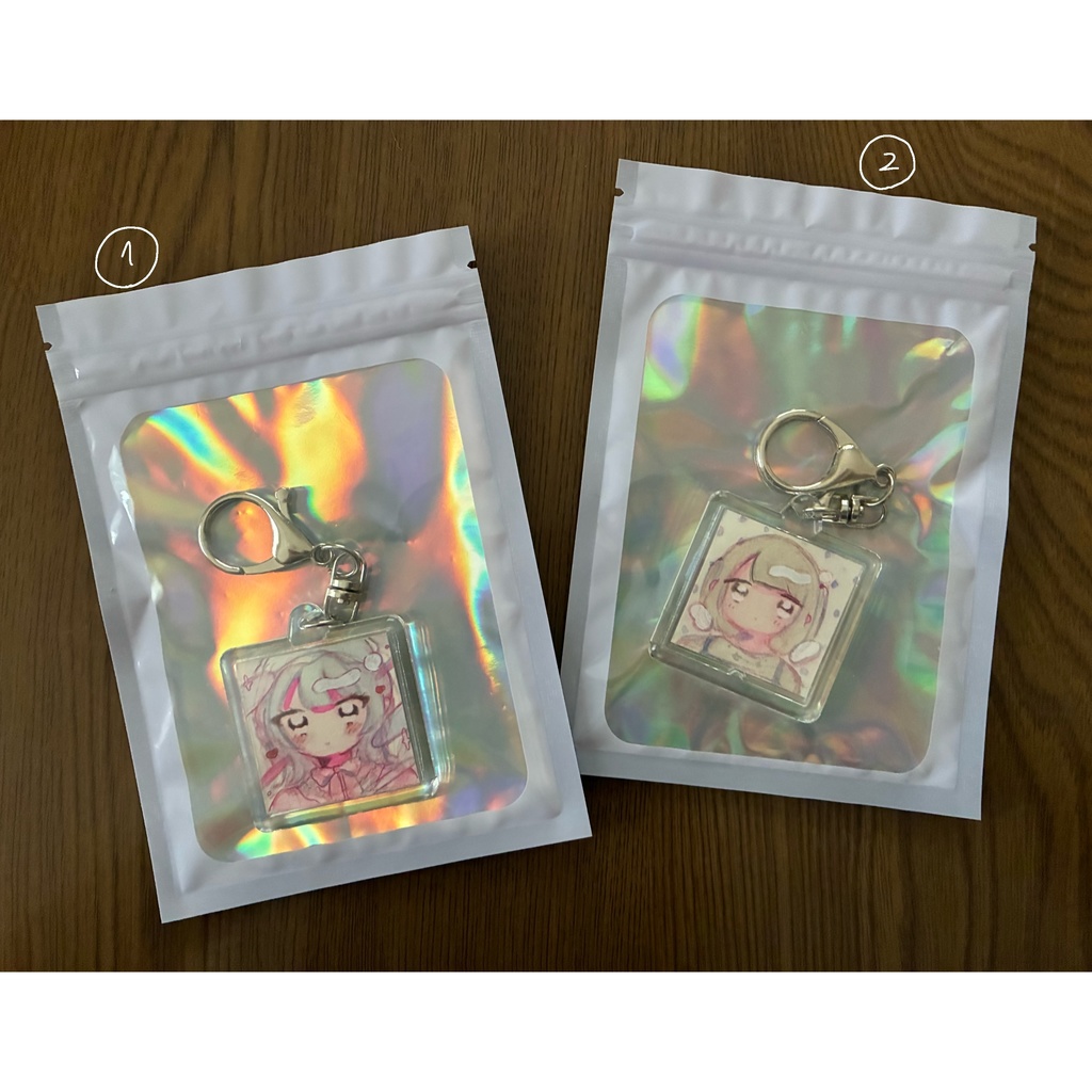 原画はめぱちキーホルダー