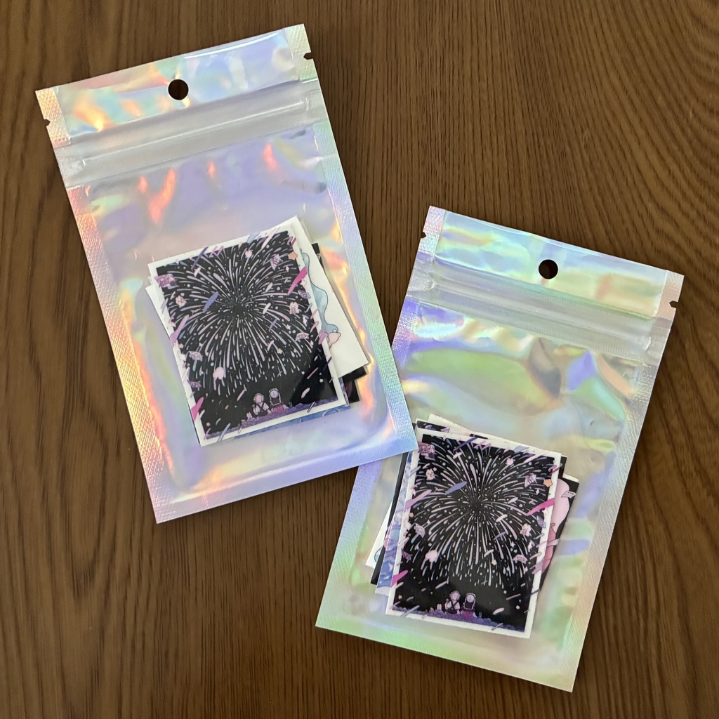 夏のシール6枚セット