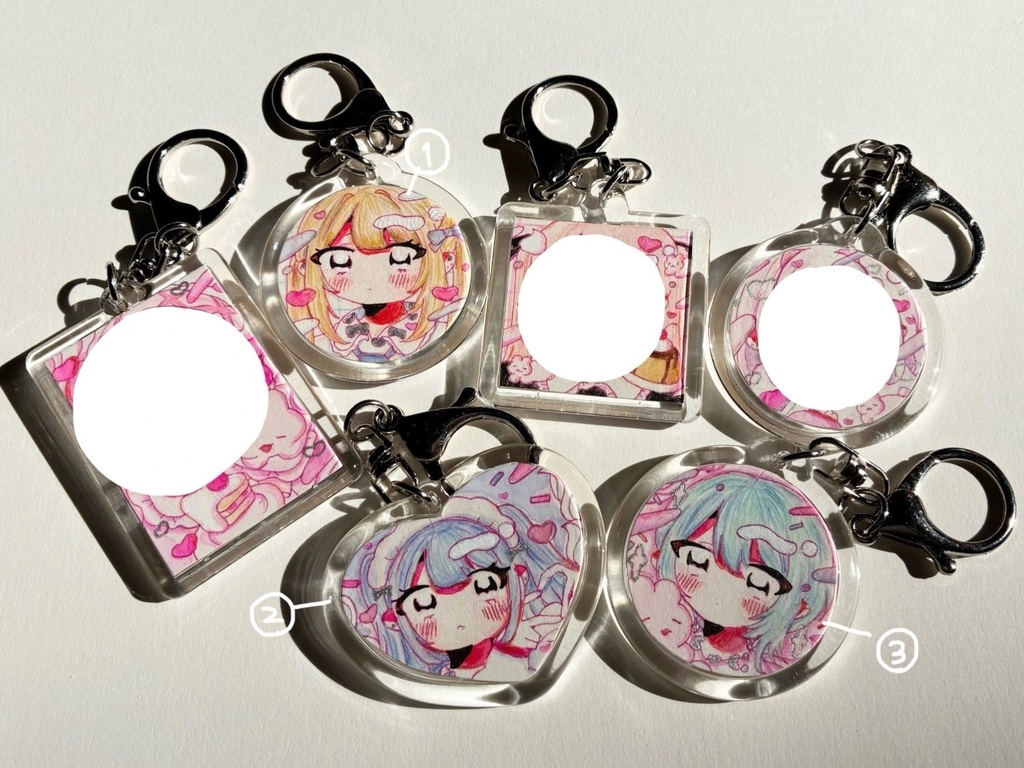 原画ハメパチキーホルダー