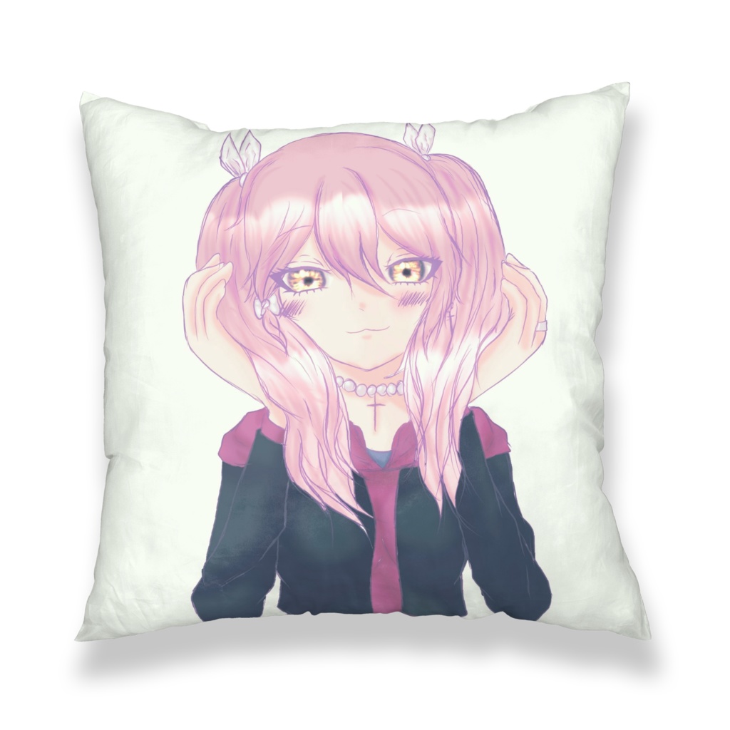 純&シラベ(表) 謎島友♀(裏) クッションカバー