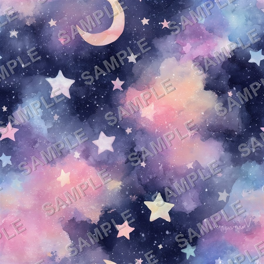 くすみカラー×アンティークゴールドの星柄12種|Celestial Chic Vol.4 Muted Starlight