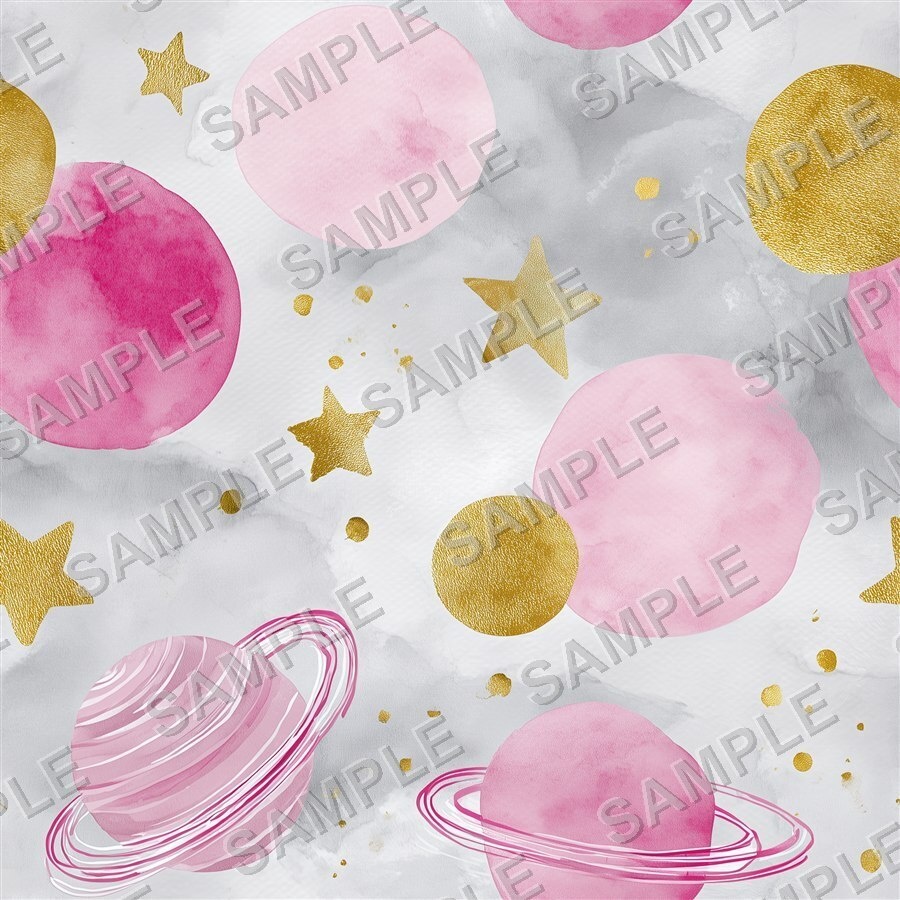 レインボー×パステル 雲と星と月のシームレスパターン12種|Pastel Celestial Vol.1 Cotton Candy Sky