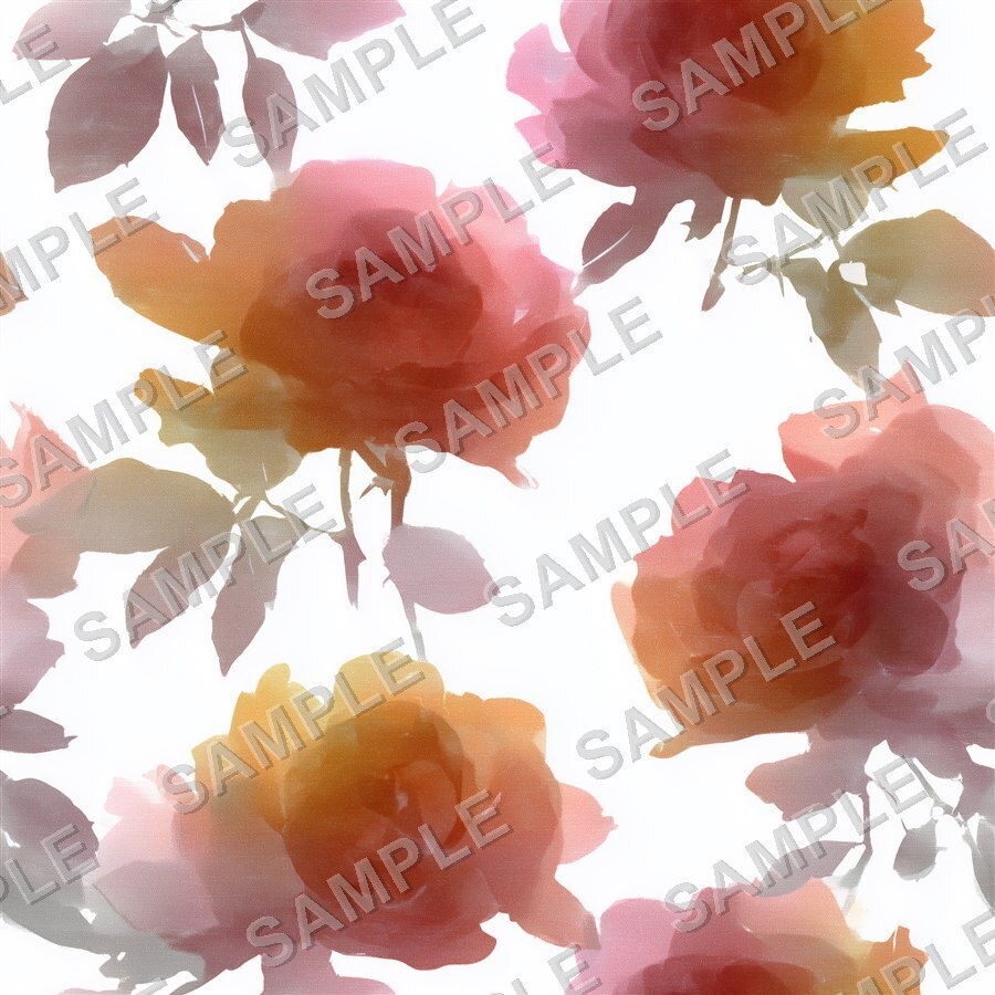 ベリー×プラムの大胆な花柄24種│BoldBlooms Vol.2 BerryPlum