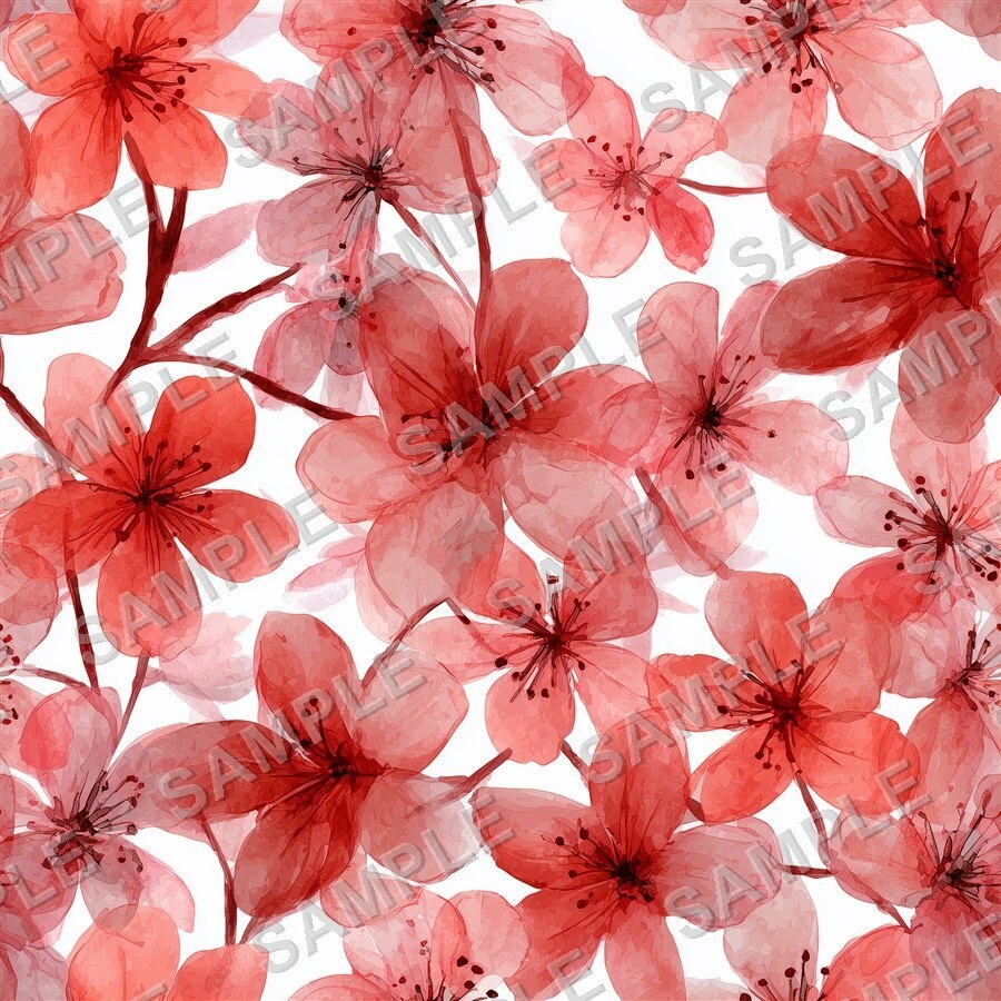 ベリー×プラムの大胆な花柄24種│BoldBlooms Vol.2 BerryPlum