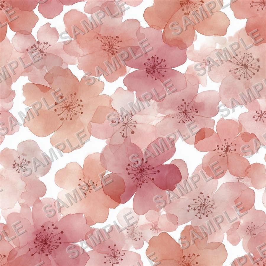 ベリー×プラムの大胆な花柄24種│BoldBlooms Vol.2 BerryPlum