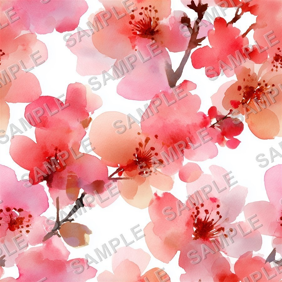 ベリー×プラムの大胆な花柄24種│BoldBlooms Vol.2 BerryPlum