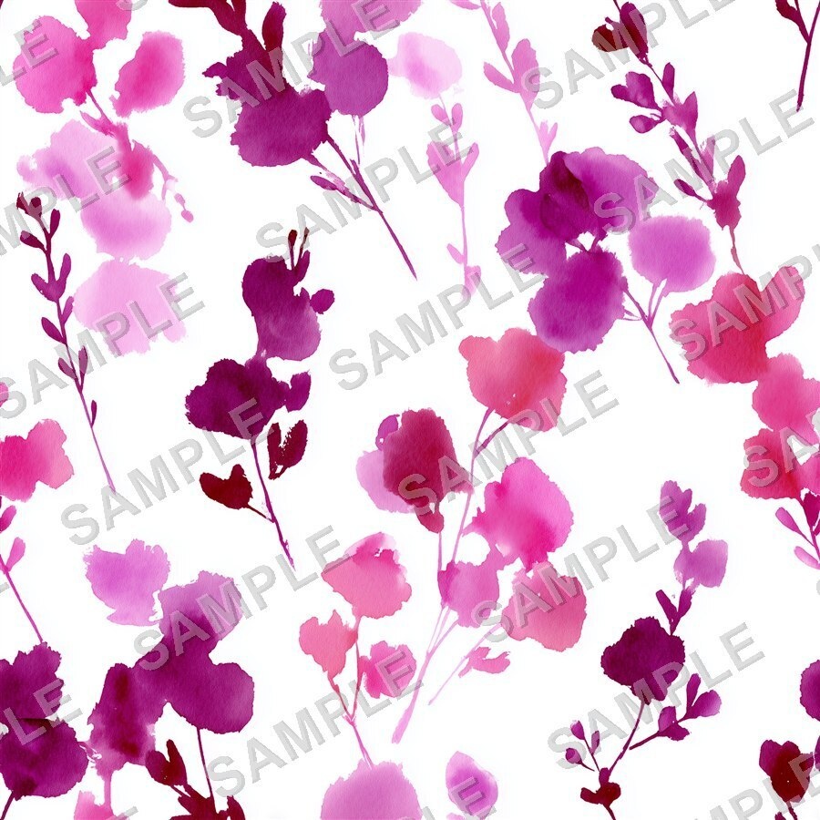 ベリー×プラムの大胆な花柄24種│BoldBlooms Vol.2 BerryPlum