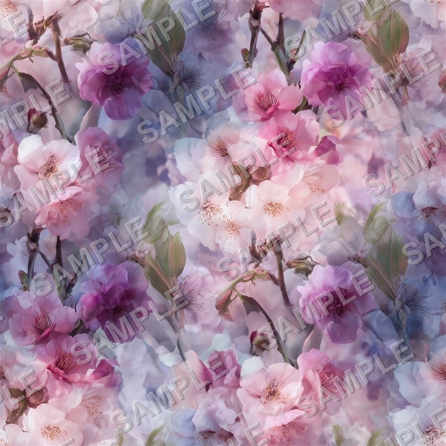 淡い桜柄デジタルペーパー24種|CherryBlossom Vol.1 PetalWhisper