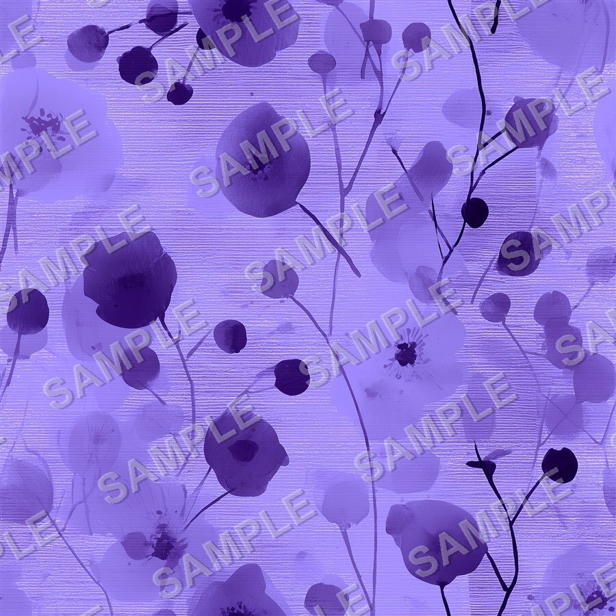 黄昏の森の花柄24種|DarkJewelTone Vol.2 TwilightGrove