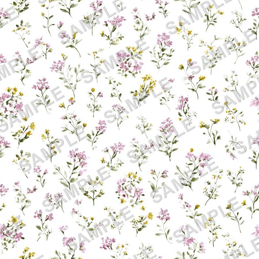 DitsyFlorals Vol.1 BlueLavender|青×ラベンダーの小花柄24種