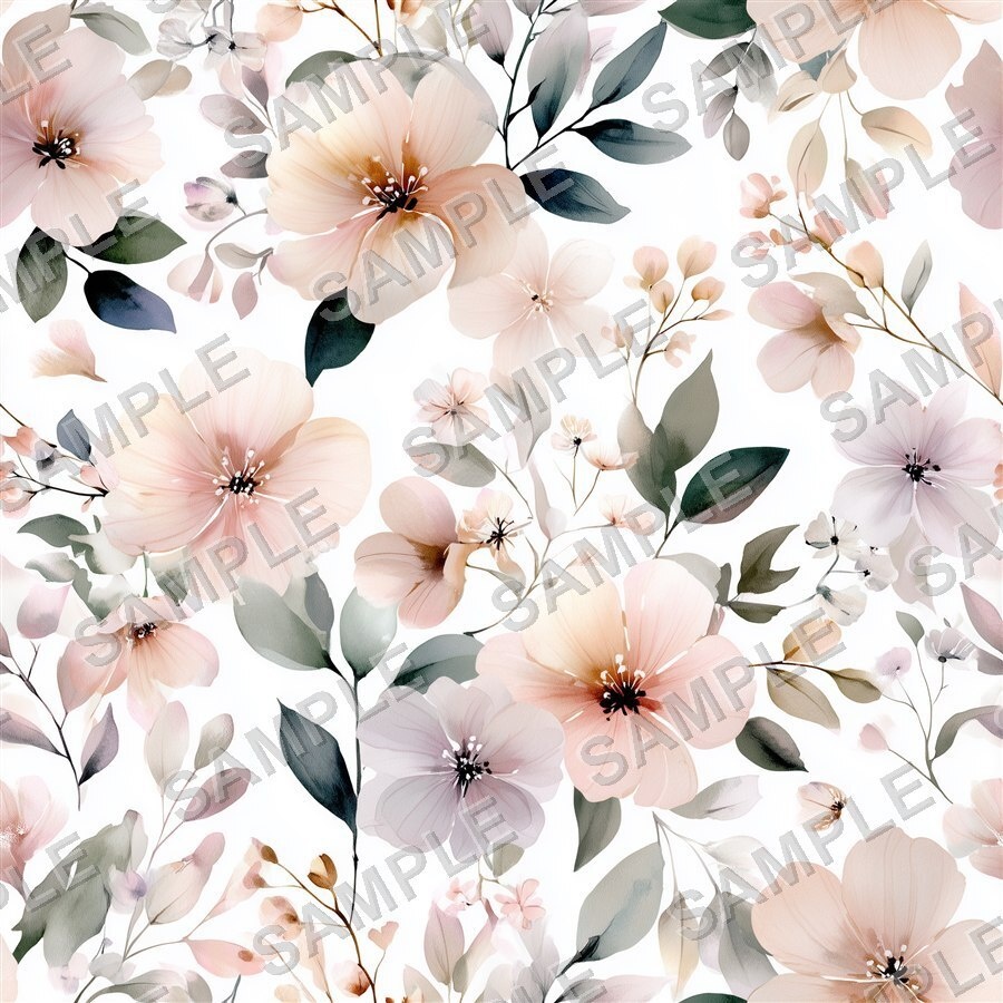 ピンクブラッシュの小花柄24種|DitsyFlorals Vol.2 PinkBlush
