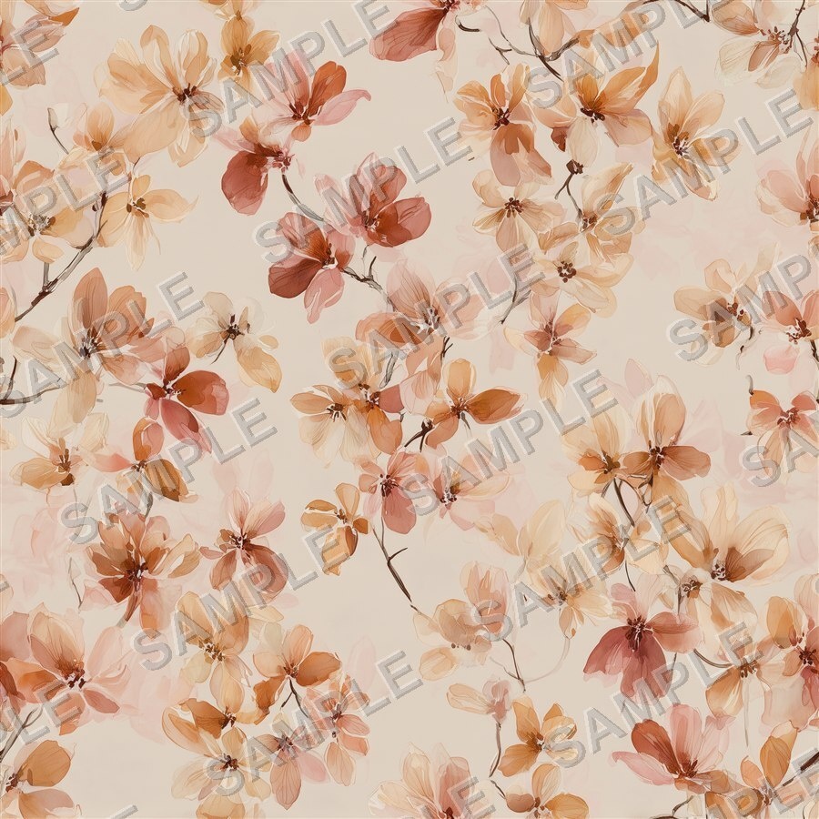ピンクブラッシュの小花柄24種|DitsyFlorals Vol.2 PinkBlush