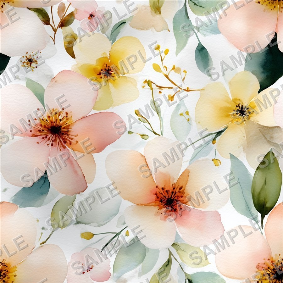 ピンクブラッシュの小花柄24種|DitsyFlorals Vol.2 PinkBlush