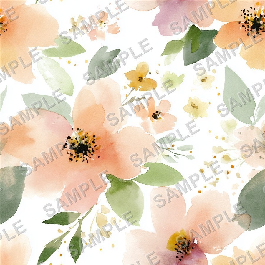 ピンクブラッシュの小花柄24種|DitsyFlorals Vol.2 PinkBlush