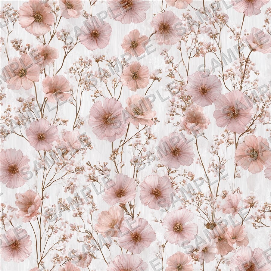 ピンクブラッシュの小花柄24種|DitsyFlorals Vol.2 PinkBlush
