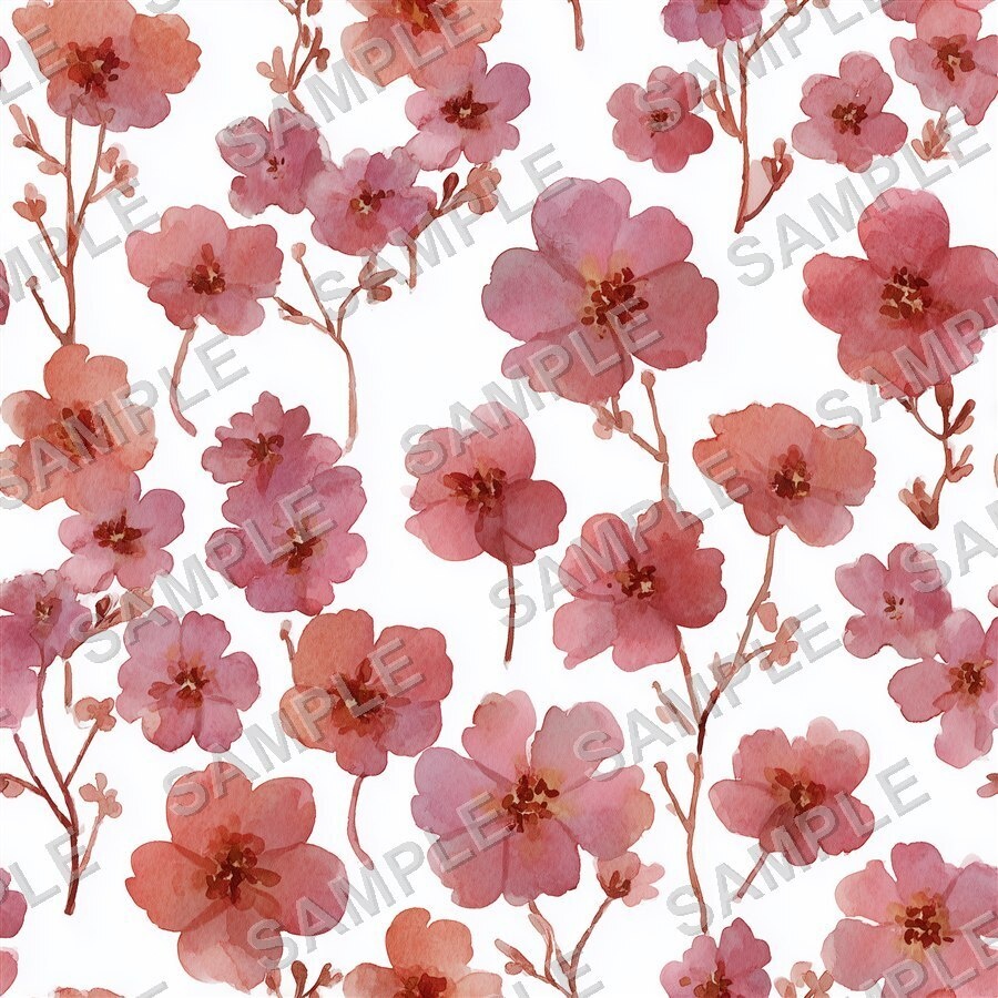 ピンクブラッシュの小花柄24種|DitsyFlorals Vol.2 PinkBlush