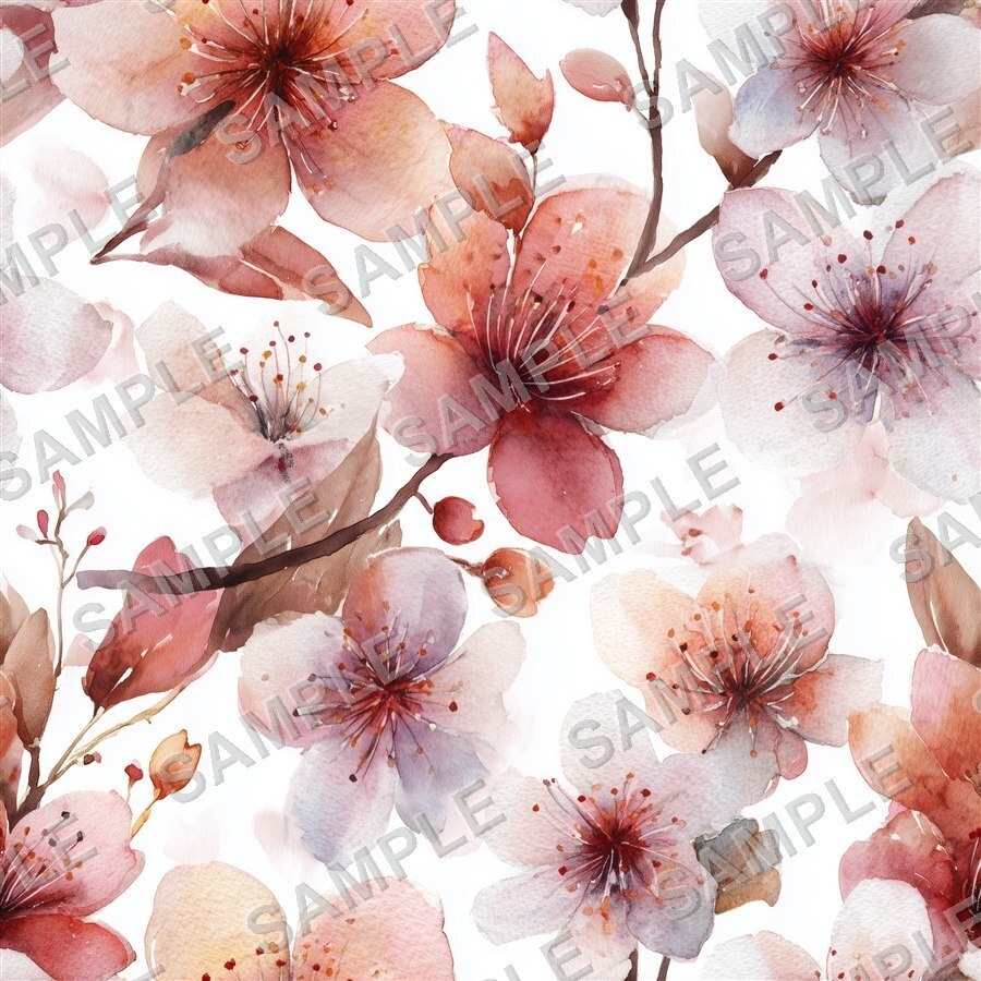 ピンクブラッシュの小花柄24種|DitsyFlorals Vol.2 PinkBlush