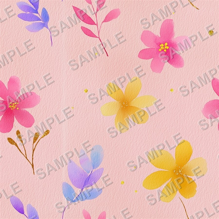ピンクブラッシュの小花柄24種|DitsyFlorals Vol.2 PinkBlush