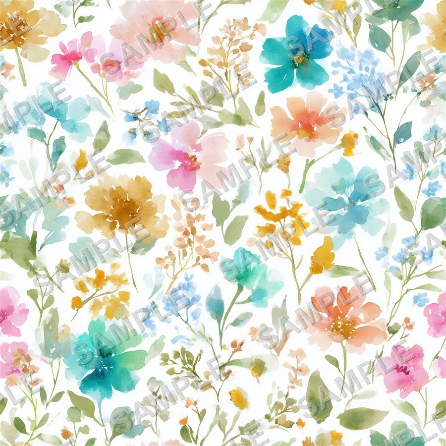 ピンクブラッシュの小花柄24種|DitsyFlorals Vol.2 PinkBlush