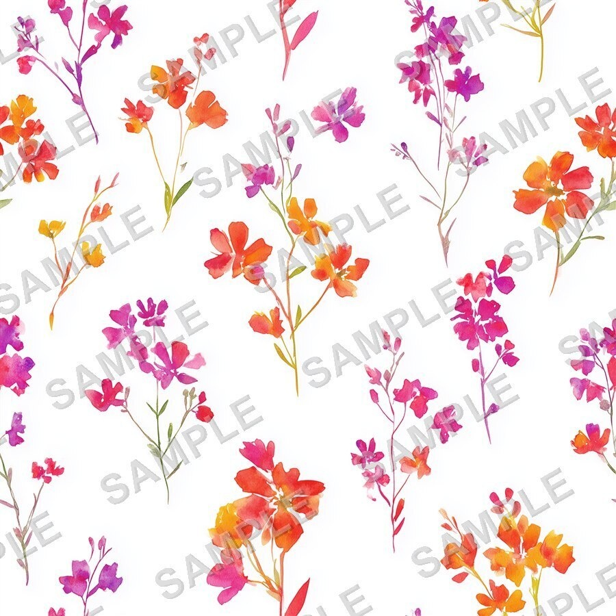ピンクブラッシュの小花柄24種|DitsyFlorals Vol.2 PinkBlush