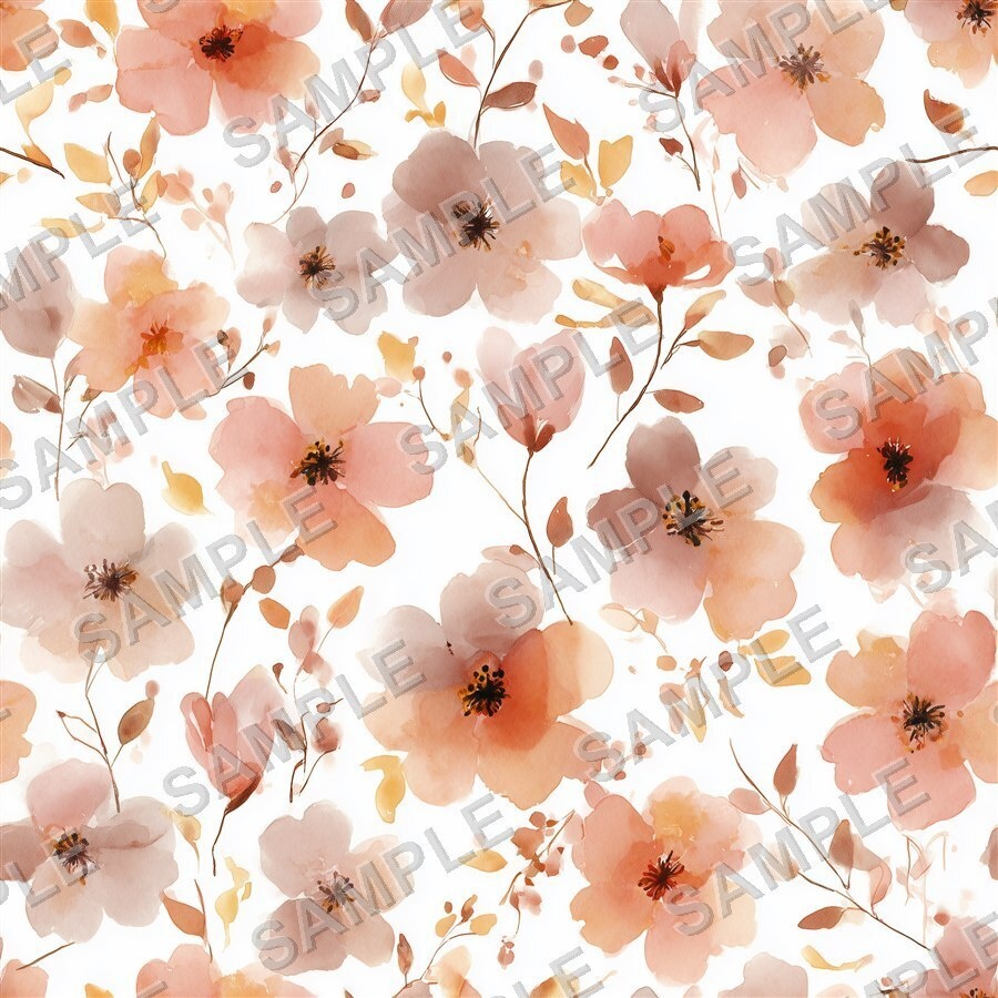 ピンクブラッシュの小花柄24種|DitsyFlorals Vol.2 PinkBlush