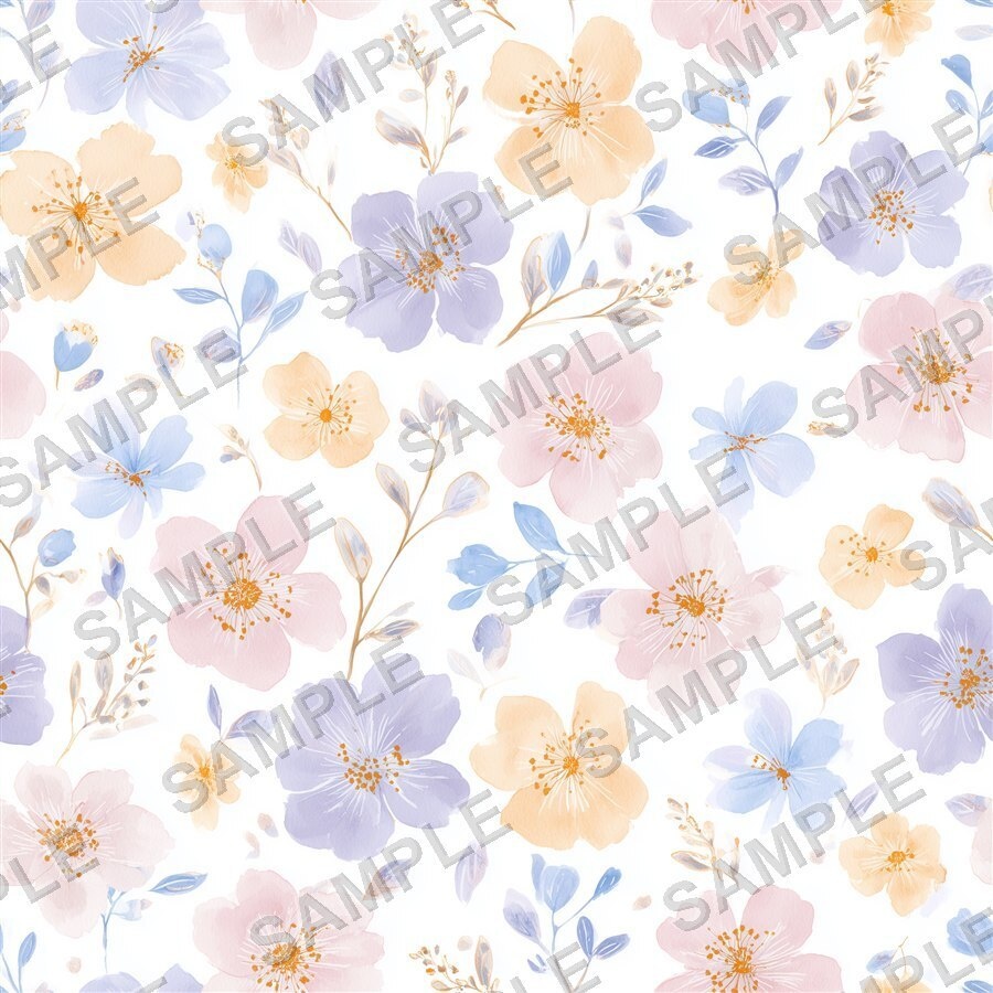 ピンクブラッシュの小花柄24種|DitsyFlorals Vol.2 PinkBlush