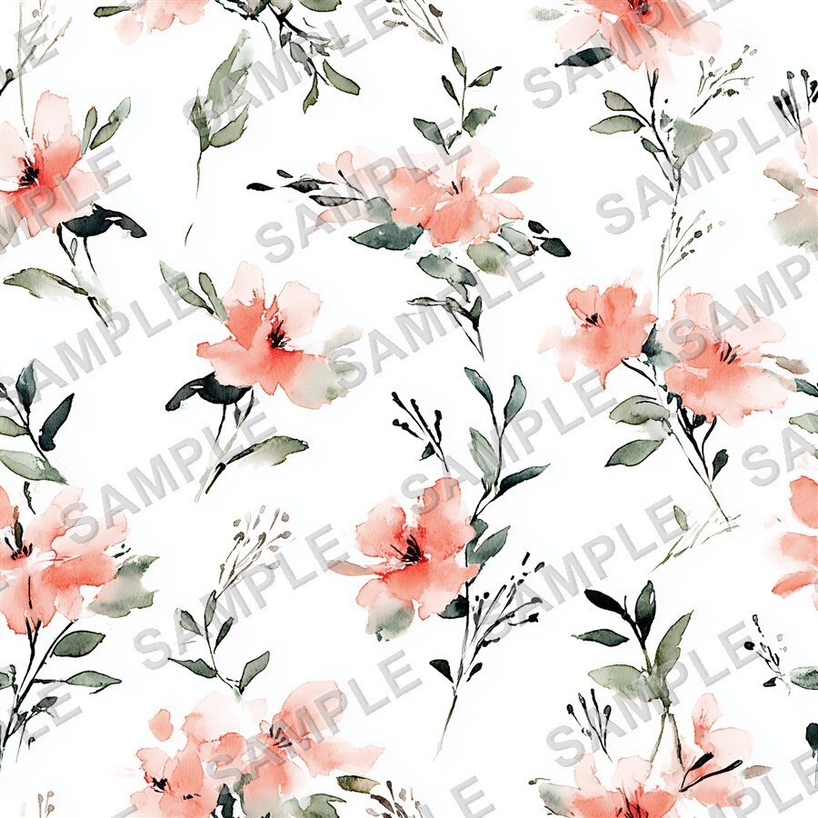 ピンクブラッシュの小花柄24種|DitsyFlorals Vol.2 PinkBlush