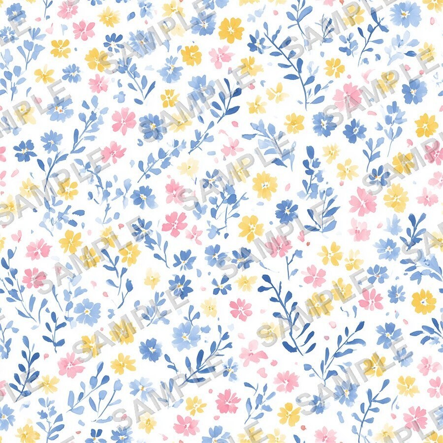 ピンクブラッシュの小花柄24種|DitsyFlorals Vol.2 PinkBlush