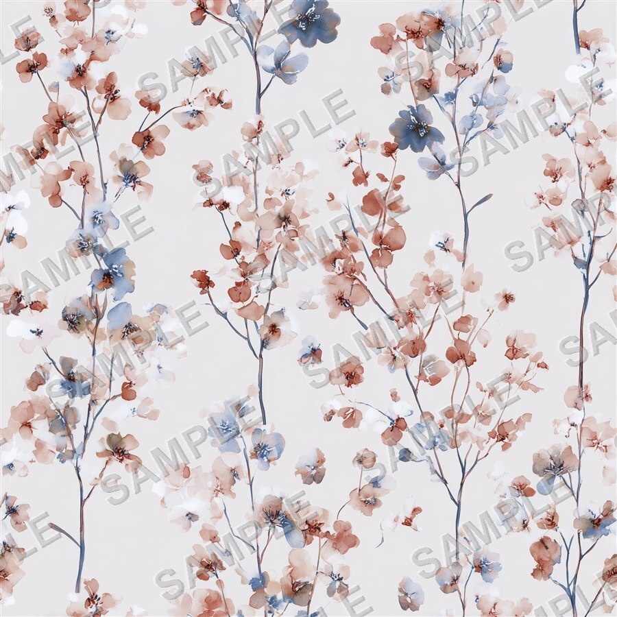 ピンクブラッシュの小花柄24種|DitsyFlorals Vol.2 PinkBlush