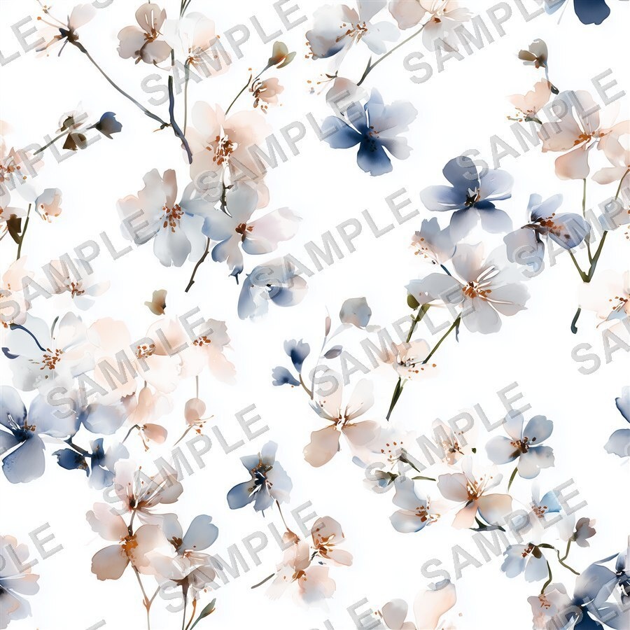 ピンクブラッシュの小花柄24種|DitsyFlorals Vol.2 PinkBlush