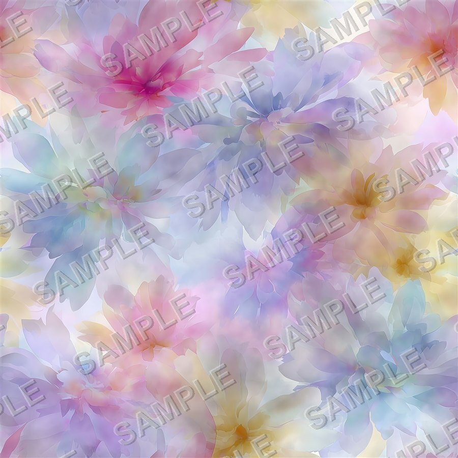 ローズゴールドの淡い花柄24種|Ethereal Vol.1 RoseGold