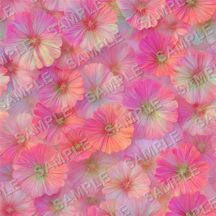ローズゴールドの淡い花柄24種|Ethereal Vol.1 RoseGold