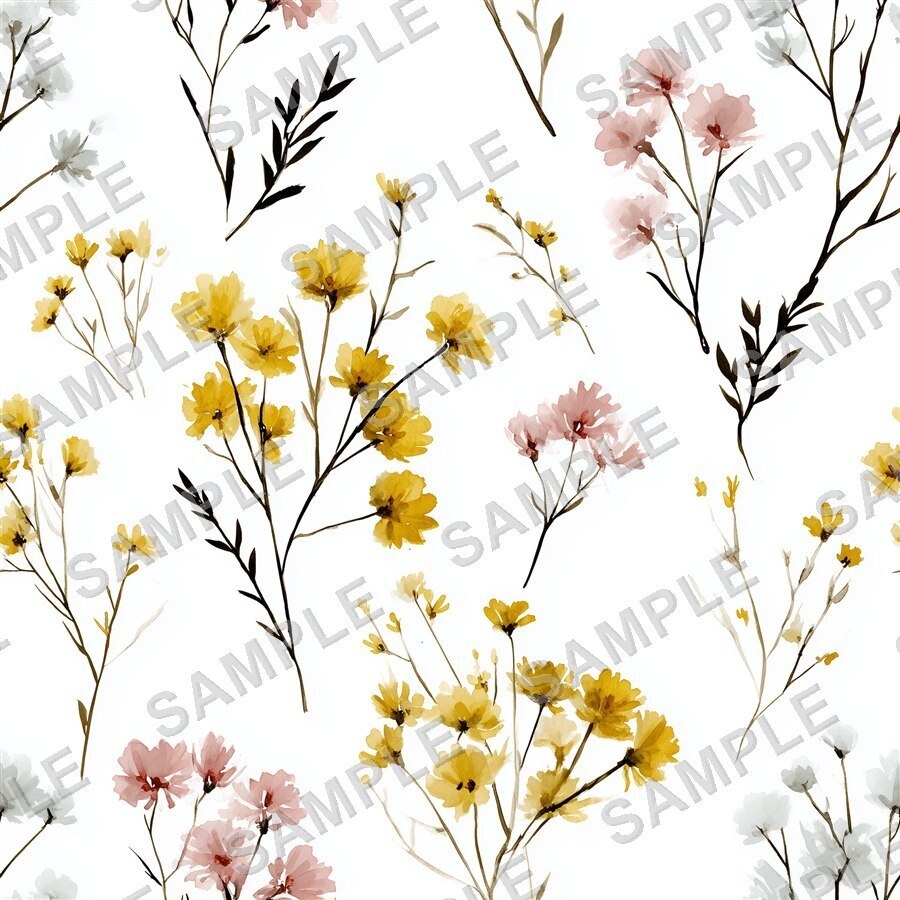 ゴールデンメドウの小花柄24種|DitsyFlorals Vol.3 GoldenMeadow