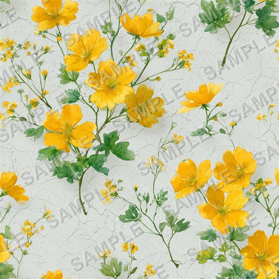 ゴールデンメドウの小花柄24種|DitsyFlorals Vol.3 GoldenMeadow