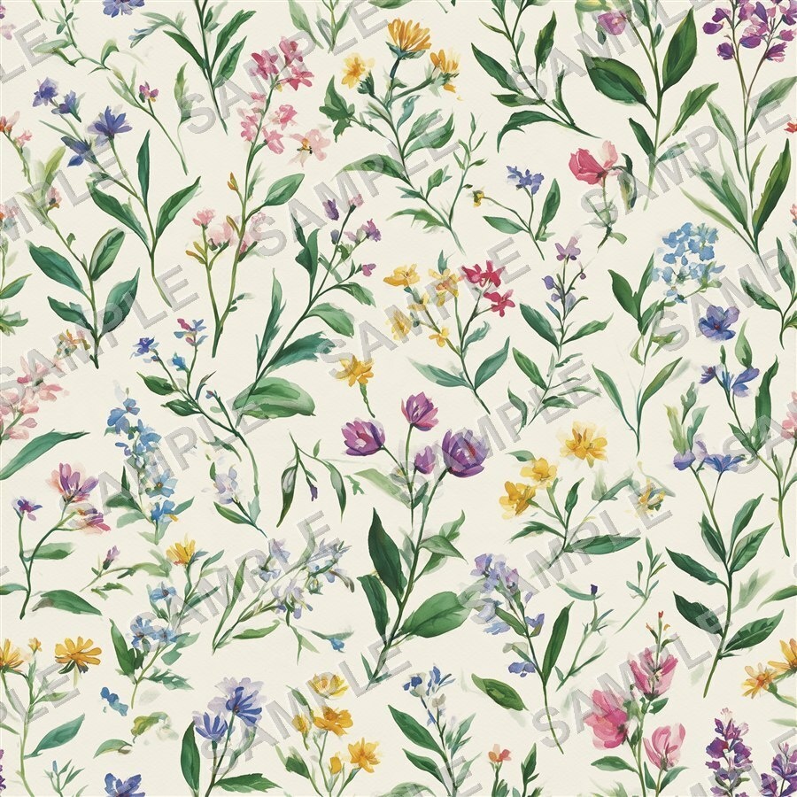 ゴールデンメドウの小花柄24種|DitsyFlorals Vol.3 GoldenMeadow
