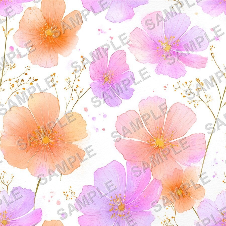 ゴールデンメドウの小花柄24種|DitsyFlorals Vol.3 GoldenMeadow