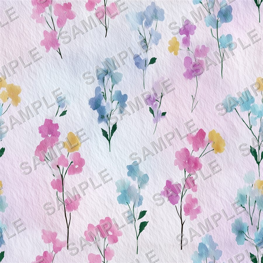ペリウィンクルの小花柄24種|DitsyFlorals Vol.4 PeriwinkleDream