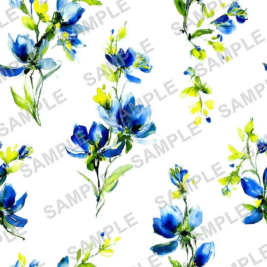ペリウィンクルの小花柄24種|DitsyFlorals Vol.4 PeriwinkleDream