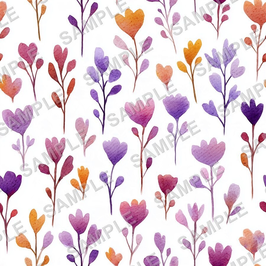 ペリウィンクルの小花柄24種|DitsyFlorals Vol.4 PeriwinkleDream