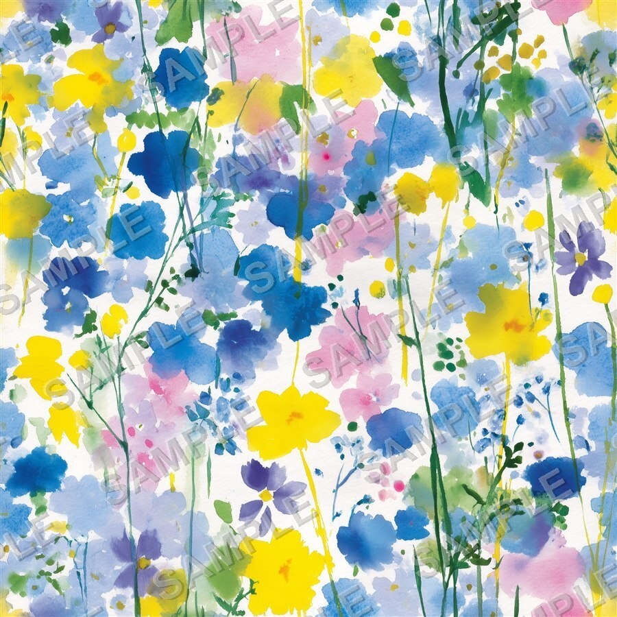 カラフルガーデンミックス小花柄24種|DitsyFlorals Vol.5 GardenMix
